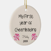 Mein erstes Jahr der Cheerleader Keramik Ornament (Rechts)