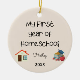 Mein erstes Jahr der Zuhause School Ornament