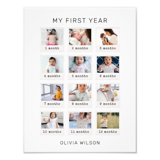 Mein erstes Jahr Fotodruck (Vorne)