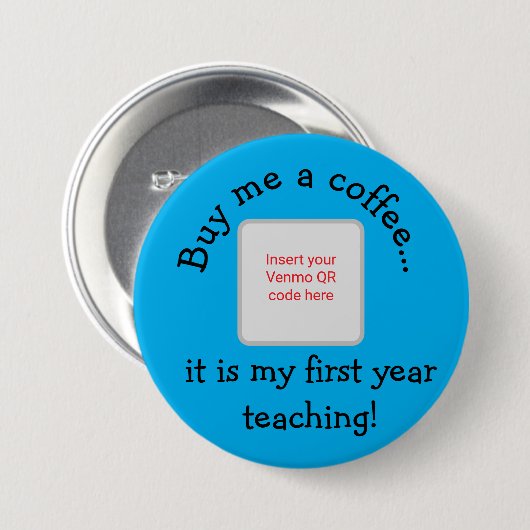 Mein erstes Jahr Unterricht! Button (Vorne & Hinten)
