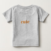 Mein erstes Kind Baby T-shirt (Rückseite)