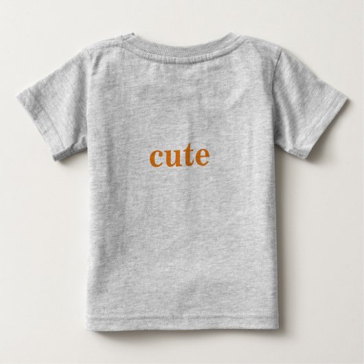 Mein erstes Kind Baby T-shirt (Rückseite)