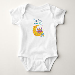 Mein erstes Kind im muslimischen Baby Eid El Fitr Strampler
