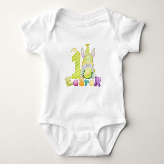 Mein erstes Osterbaby-T-Shirts Baby Strampler (Vorderseite)