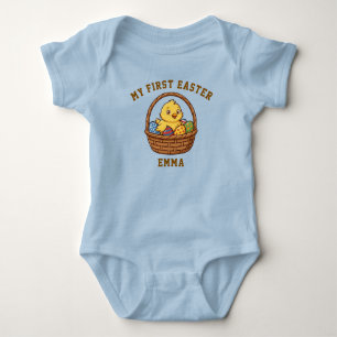 Mein erstes Osterküken Baby-Body Individueller N Baby Strampler