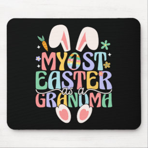 Mein erstes Ostern als Oma Lustiger Osterhase Ne Mousepad