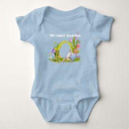 Mein erstes Ostern für Jungen Baby Strampler