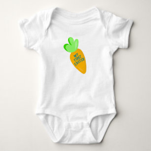 Mein erstes Ostern Jungen Weiße Babymontur Baby Strampler