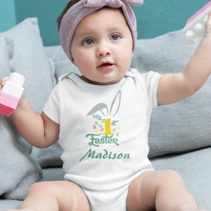 Mein erstes Ostern Süß personalisiert Baby Strampler