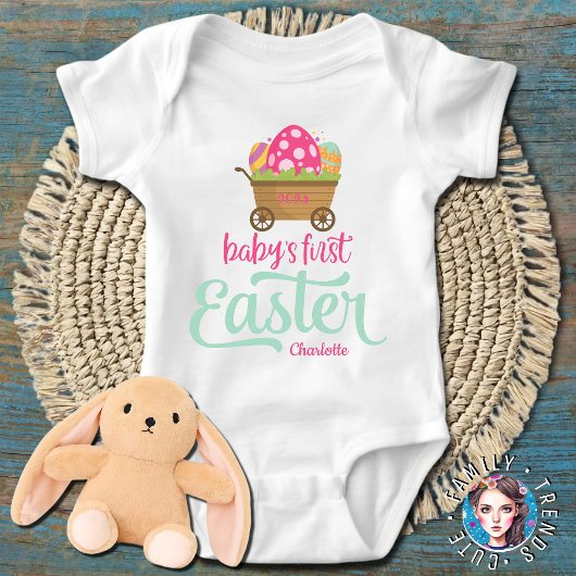 Mein erstes OsterOutfit für Mädchen Baby Strampler