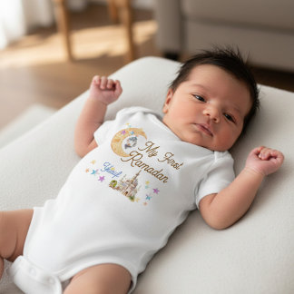 Mein erstes Ramadan Personalisiertes Baby Jersey B Strampler