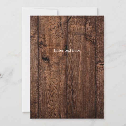 Mein erstes Rodeo, Western Party, Cowboy 1. Geburt Einladung (Rückseite)