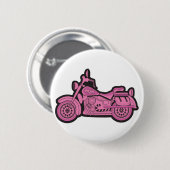 Mein erstes rosa Motorrad Button (Vorne & Hinten)