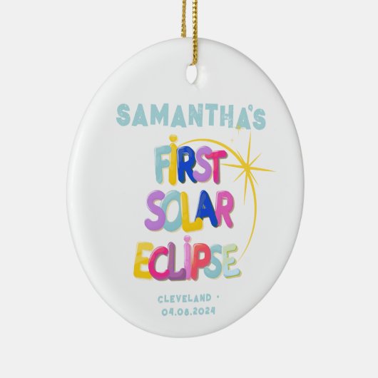 Mein erstes Solarzellen-Eclipse-Projekt: Individue Keramik Ornament (Rechts)