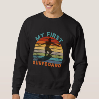 Mein erstes Surfboard Vintag Sweatshirt