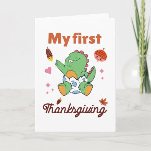 Mein erstes Thanksgiving Karte