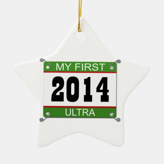 Mein erstes ultra - 2014 keramik ornament (Vorne)