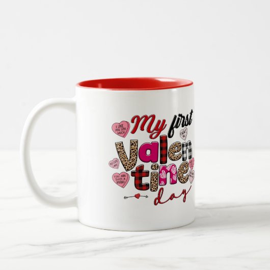 Mein erstes Valentin Zweifarbige Tasse (Links)