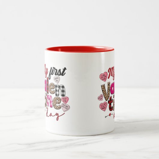 Mein erstes Valentin Zweifarbige Tasse (Mittel)