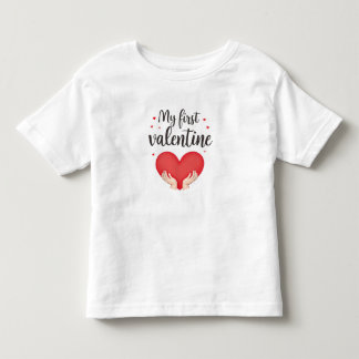 Mein erstes Valentins-T-Shirt für Kleinkinder süße Kleinkind T-shirt