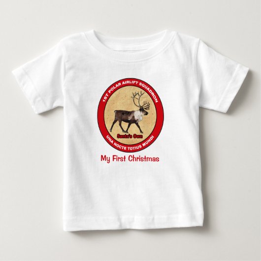 Mein erstes Weihnachten - 1. Polar Airlift-Squadro Baby T-shirt (Vorderseite)