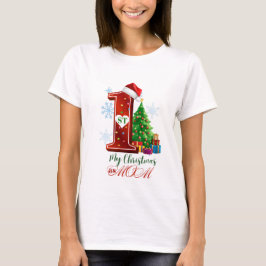 Mein erstes Weihnachten als Mama: Eine Mama zum er T-Shirt