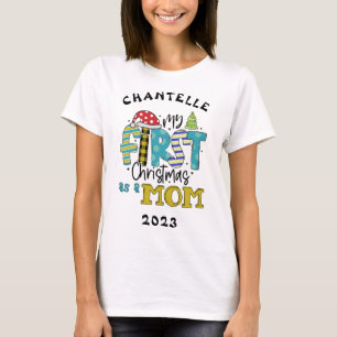 Mein erstes Weihnachten als Mama T-Shirt