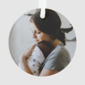 Mein erstes Weihnachten als neue Mama-Lioness & Cu Ornament (Rückseite)