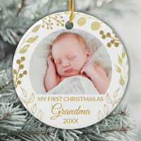 Mein erstes Weihnachten als Oma Gold-Laub-Foto