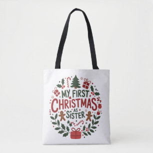 Mein erstes Weihnachten als Schwester Familie pass Tasche