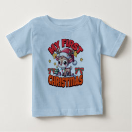 Mein erstes Weihnachten - Baby Fawn Delight Baby T-shirt