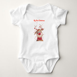 Mein erstes Weihnachten Baby Strampler