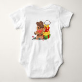 Mein erstes Weihnachten Baby Strampler (Rückseite)