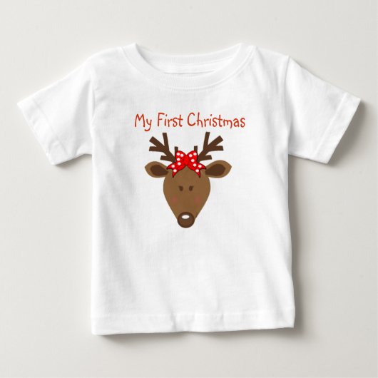 Mein erstes Weihnachten Baby T-shirt (Vorderseite)