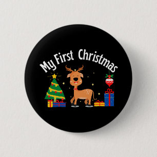 Mein erstes Weihnachten Button