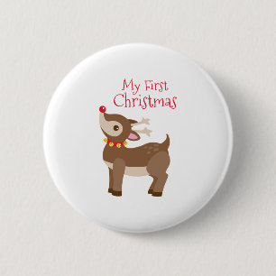 Mein erstes Weihnachten Button