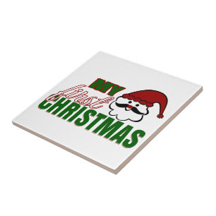 Mein erstes Weihnachten Fliese