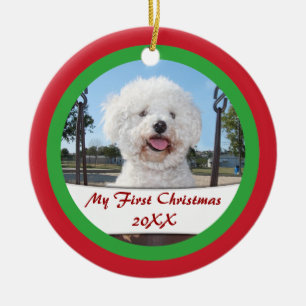 Mein erstes Weihnachten für Haustier oder Keramikornament
