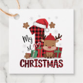 Mein erstes Weihnachten Geschenkanhänger (Vorderseite)