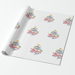 Mein erstes Weihnachten Geschenkpapier
