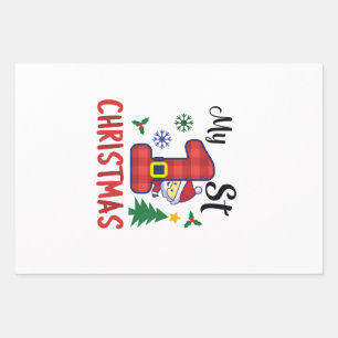 Mein erstes Weihnachten Geschenkpapier Set