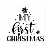 Mein erstes Weihnachten Gummistempel (Prägung)