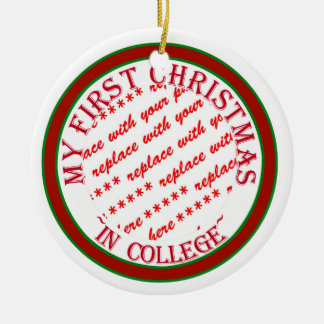 Mein erstes Weihnachten in Uni Foto-Frame-Vorlage Keramik Ornament