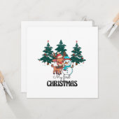 Mein erstes Weihnachten Karte (Vorderseite/Rückseite Beispiel)