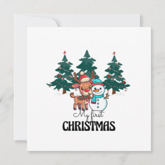 Mein erstes Weihnachten Karte