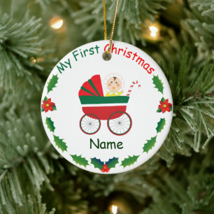 Mein erstes Weihnachten Keramik Ornament