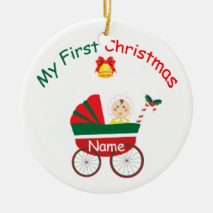 Mein erstes Weihnachten Keramikornament
