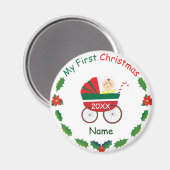 Mein erstes Weihnachten Magnet (Vorderseite/Rückseite)