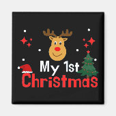 Mein erstes Weihnachten Magnet (Vorne)