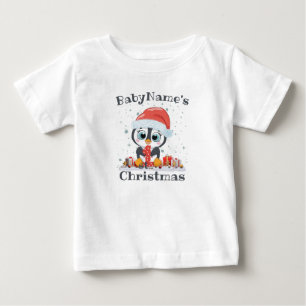 Mein erstes Weihnachten mit dem Namen niedlich Pin Baby T-shirt
